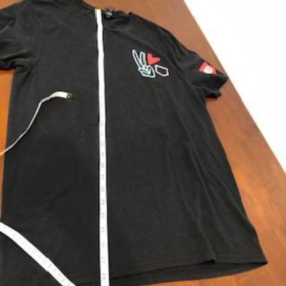 Mod Love Unisex Black T-Shirt Size M Pre-Owned. - Picture 10 of 14